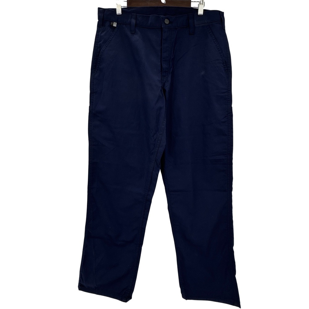 Carhartt FR Flame Resistant Work Pants Men 34x34 Navy Blue CAT 2 PPE‎ Safety
